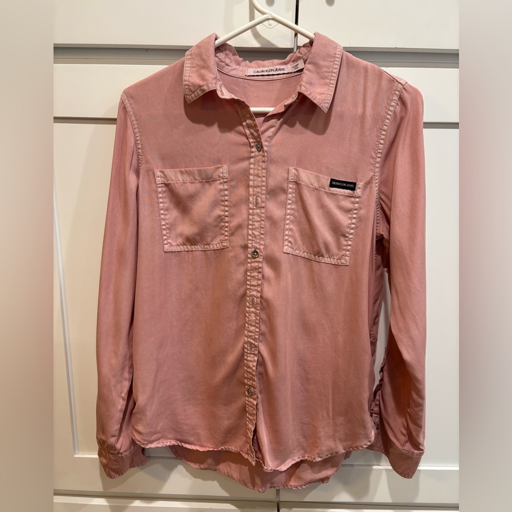 Calvin Klein Rose Long Sleeve Shirt